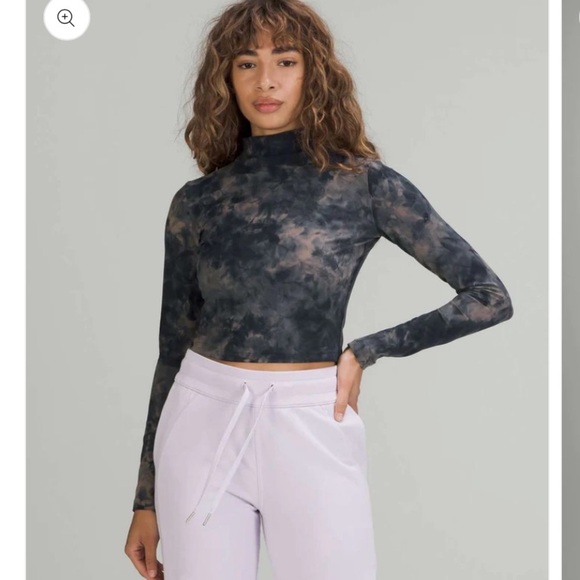 lululemon athletica Tops - Lululemon All Aligned Mock Neck Long Sleeve Shirt 2021